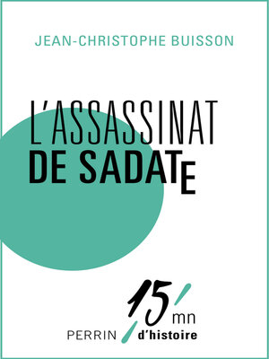 cover image of L'assassinat de Sadate